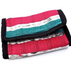 VTG 80's Guatemalan Hand Woven Trifold Wallet